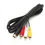 C-FUNN Câble Audio Vidéo AV s'adapte Sega Saturn A/V 1.8 M Pieds Câble De Connexion RCA