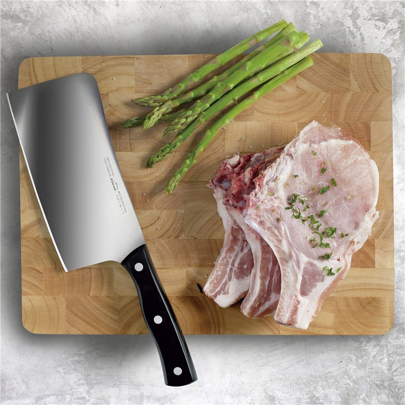 Image secondaire de Lacor - 39018 - Cuisine Macheta, Couteau Boucher Professionnel, Acier Inoxydable, Poignée Ergonomique, Mesure des Feuilles 17 x 