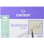Canson Guarro Canson 200402861 Cahier 50 feuilles papier millimétré A4 90 g