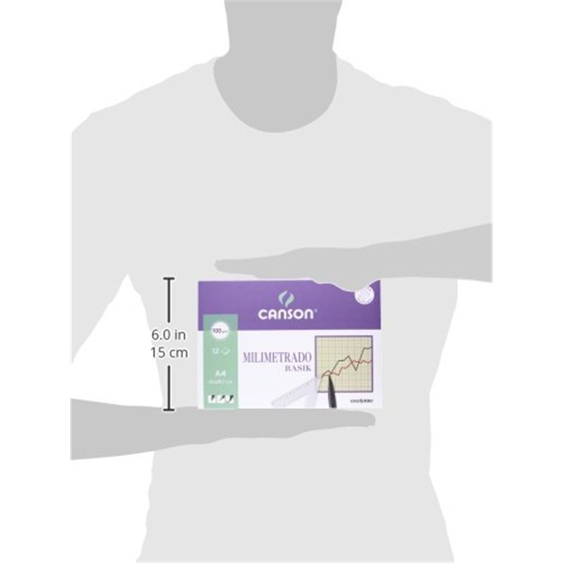 Image secondaire de Canson 406323 Papier millimétré 12 pages