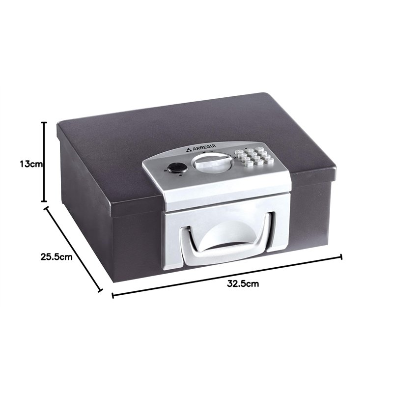 Image secondaire de ARREGUI Bric C9547 Mallette | Caisse à monnaie et billets ouverture électronique pour ranger et transporter argent et document |
