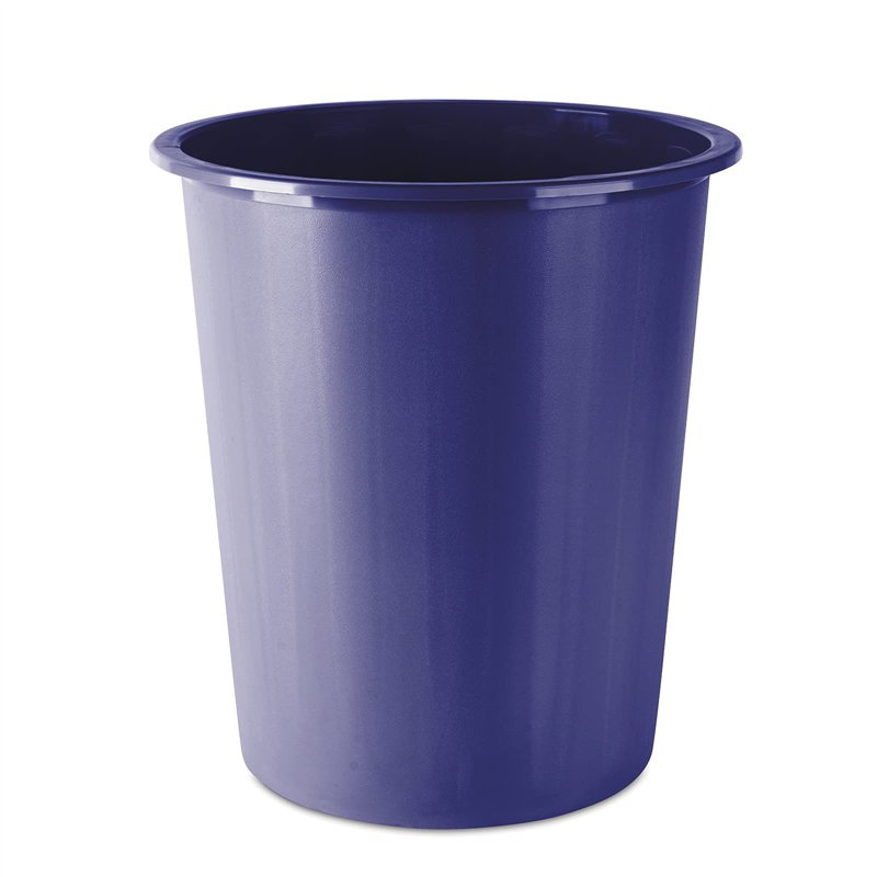Danube D305–10 Corbeille à papier, 14L, bleu