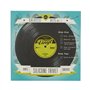 Balvi Dessous-de-Plat Vinyl Couleur : Noir en Forme de Vinyle Silicone 15 cm