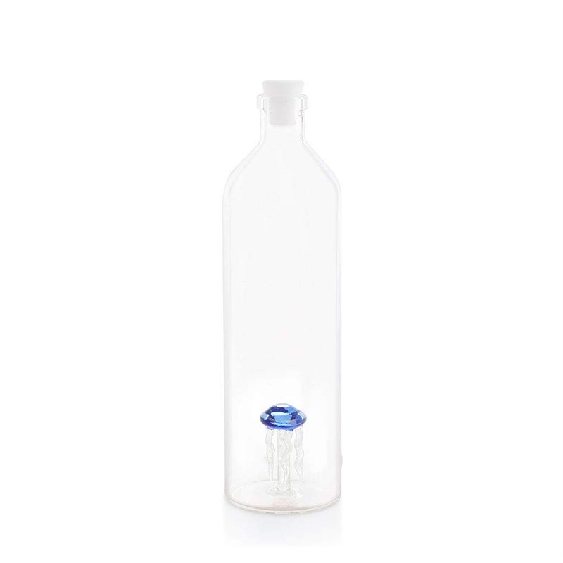 Balvi Bouteille pour Eau en Verre Atlantis Jelly Fish, pour Mettre l'eau à Refroidir dans Le réfrigér