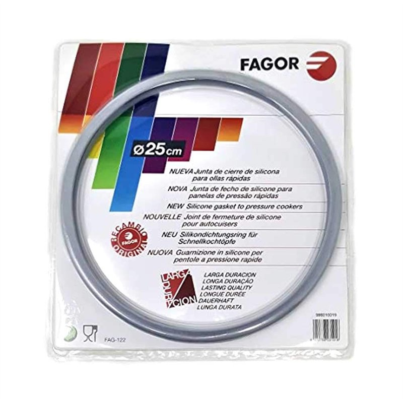 Electrotodo Joint silicone pour autocuiseur Fagor 25 cm (intérieur) 27 cm (extérieur)