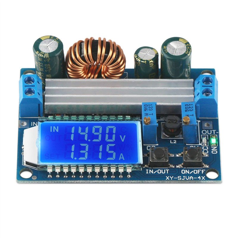 ARCELI Affichage convertisseur Buck Boost, carte d'abonné DC 5.5-30V 12v à DC 0.5-30V 5v 24v tension ajustable à courant constant
