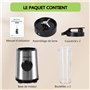 Aigostar Blender Portable, Mixeur Blender avec 2 Bouteilles Portables de 800ml, pour Smoothie Milk-shake Fruits, Puissant 600W. 