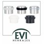 EVI Herrajes I-163-NG Butée de Porte, Finition Noire