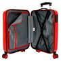 Marvel Spiderman Black Valise Trolley Cabine Rouge 37x55x20 cms Rigide ABS Serrure à combinaison 34L 2,6Kgs 4 roues doubles Baga