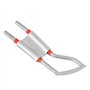 Lame de coupe de corde de tissu coupeur de chaleur de lame de couteau chaud tenu à la main électrique avec le pied de coupe pour