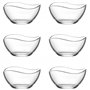 Lav Vira Lot de 6 bols en verre de 215 ml pour dessert et entrée