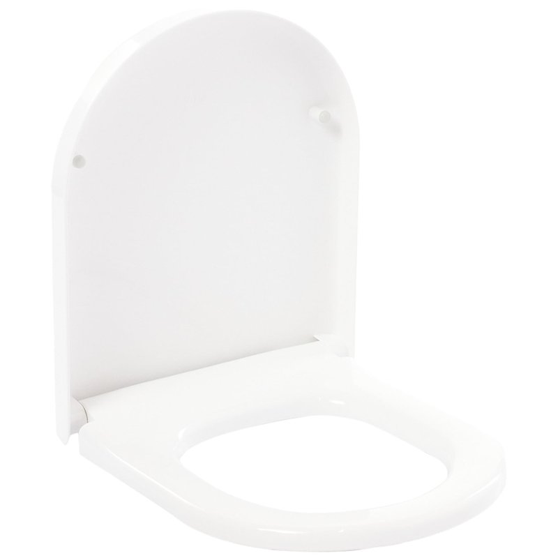 Image secondaire de VitrA Integra Nuvoplast Abattant WC universel avec fermeture lente et retrait facile Blanc