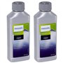 PHILIPS Lot de 2 Produits détartrant CA6700 pour machine a café 250 ml