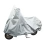 Dunlop Bâche Moto et Scooter Universelle - Housse Étanche Avec Protection Pour Pare-Brise - Extérieur - 246 x 104 x 127 cm - Pla