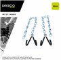 Dresco Crochet de vélo sur chaîne | Crochet de vélo pour accrocher des vélos au Plafond | Suspension de vélo 5250703, Noir