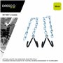 Dresco Crochet de vélo sur chaîne | Crochet de vélo pour accrocher des vélos au Plafond | Suspension de vélo 5250703, Noir