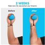 2 Pieces Balle Reeducation Main pour Exercices à la Main, Balle anti-stress pour Adultes et Enfants, (2 Niveaux de Résistance) S