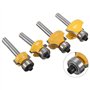 4 Fraises à Défoncer En Carbure Fraise à Rainurer 8mmnettoyage Fraise Fraise Pour Bois Outil De Travail Du Boismitre Router Bit 