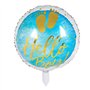Boland 53241 - Ballon gonflable Hello Boy - Diamètre : 45 cm - À remplir - À l'hélium - Pour fête prénatale