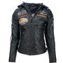 Urban Leather Femme Leren Bikerjack 58 Urban vestes pour femme