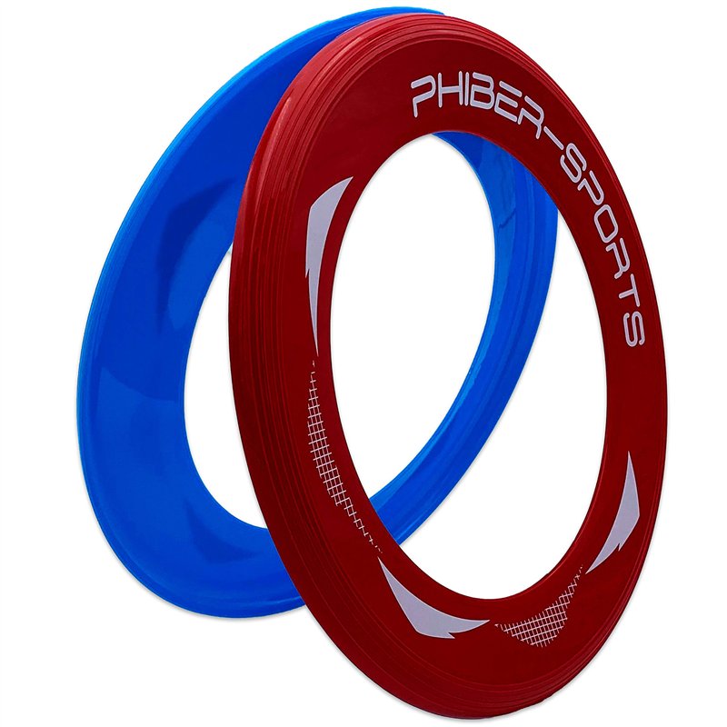 Image secondaire de PHIBER-Sports Anneaux de Frisbee - 2 Anneaux de Lancer - 80% Plus léger Que Les disques de Frisbee Standard - Facile à Attraper 