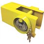 VINZ Bona Antivol de Remorque | Cadenas de Timon pour Remorque | Antivol de Timon | Protection Contre Le Vol de Remorque | Jaune