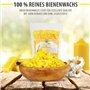 100% Pure Cire d’abeille Pastilles - 200 g - Parfait pour les cosmétiques et la fabrication de bougies