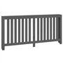 Cache-radiateur Gris 169x19x84 cm Bois massif de pin