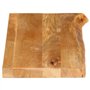 vidaXL Dessus de Table à Bord Vivant 80x20x2,5 cm Bois Massif manguier