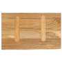 vidaXL Dessus de Table à Bord Vivant 60x30x2,5 cm Bois Massif manguier