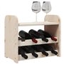 vidaXL Casier à vin avec Panneau supérieur 43x25x37 cm Bois pin Massif, Porte-Verres à vin, casier à vin, casier à vin de Cuisin