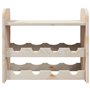 vidaXL Casier à vin avec Panneau supérieur 43x25x37 cm Bois pin Massif, Porte-Verres à vin, casier à vin, casier à vin de Cuisin