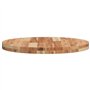 vidaXL Dessus de table rond Ø60x4 cm bois massif d'acacia