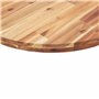 vidaXL Dessus de table rond Ø60x4 cm bois massif d'acacia