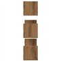 vidaXL Étagères murales 3 pcs chêne Artisanal Bois d'ingénierie