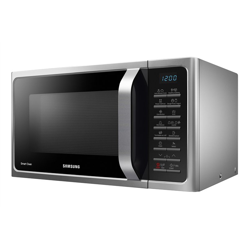 Image secondaire de Samsung MC28H5015CS Micro-ondes Combiné, SmartOven, 900 W, Grill 1500 W, 28 L, 51,7 x 31 x 47,6 cm, Argent