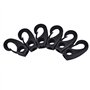Demeras Plastic Shock Bungee Corde Corde Crochet 6 PCS. Crochet de Choc d'arrimage en Nylon pour Accessoire de Bateau de canoë-K