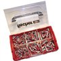 Set comprenant un assortiment de chevilles multi-usages Fischer et un assortiment de vis Spax livrés dans des mallettes de range