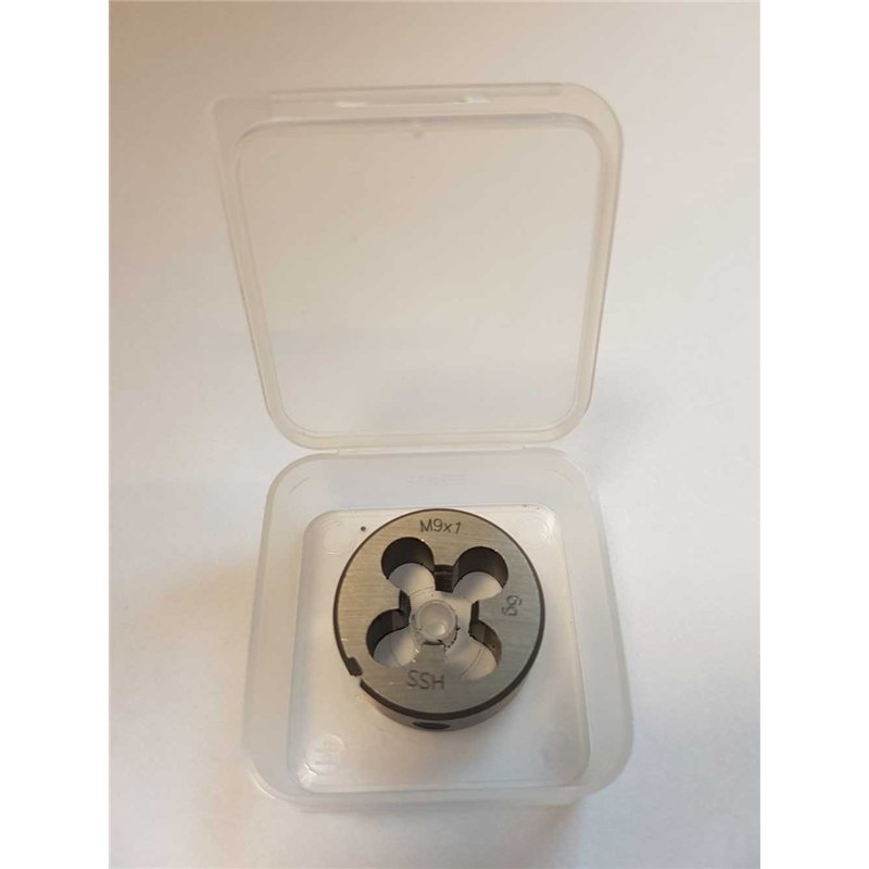 Image secondaire de Filière HSS MF9 x 1,0 métrique - Taraud DIN 223 - Filetage à droite M 9 x 1,0 MF