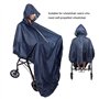 Poncho imperméable pour fauteuil roulant avec capuche ultraléger imperméable à capuche en fauteuil roulant housse de pluie imper