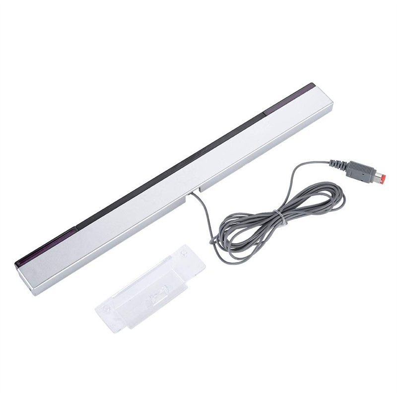 Barre de capteur Wii, Capteur de Mouvement Infrarouge Filaire Barre de capteur de Rayon de IR pour Console Nintendo Wii et Wii U