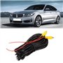 Qiilu 15m caméra de recul câble à mâle à mâle câble Audio vidéo AV Cordon 15m / 49.2ft pour caméra arrière de Voiture Lecteur DV