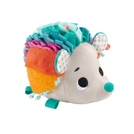 Fisher-Price - Mon Petit Hérisson Sensoriel - Peluche Ã‰veil Des Sens De Bébé - 8 Textures