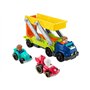 Fisher-Price Little People Camion de Transport 2-en-1 qui se transforme en rampe pour voitures