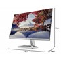 HP M24f FHD 4k Monitorius/AG/300cd/5ms/VGA/HDMI/c:Juodas Sidabrinis