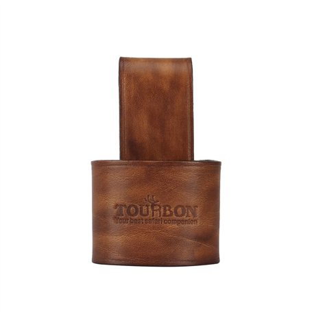 Tourbon Porte-Outils avec poignée en Cuir véritable pour Marteau Hache Faucille