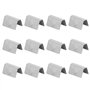 EBTOOLS pour Agrafe deflecteur Agrafes de déflecteur de Vent, Clips de retenue de Fixation de Canal de déflecteur de Pluie de Ve