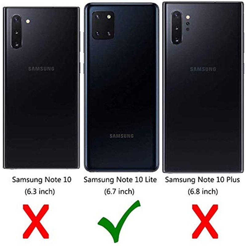 Image secondaire de LeYi Coque pour Samsung Galaxy Note 10 Lite/ A81 [2 × Verre Trempé] Anneau Support, Militaire Double Défense Bumper TPU Silicone