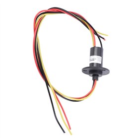 Bague collectrice à 3 fils 250RPM 15A 0-600V Mini bague collectrice Longueur de fil 300mm pour groupe électrogène d'éolienne