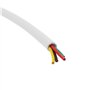 BlueXP 5M Câble en Cuivre de 4 Conducteurs Couronne de Câble Blanc Rond pour Ligne de Contrôle de Signal ou Ligne D'alimentation